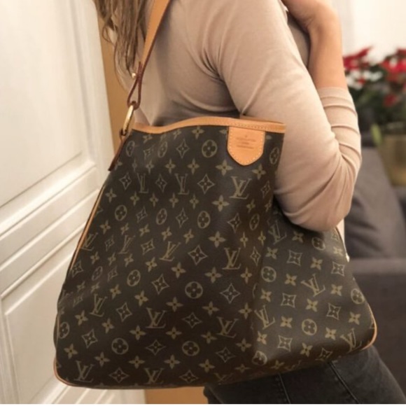 👜LOUIS VUITTON Delightful MM Shoulder Bag. 🎁 🤎RETIRED⭐️AUTHENTIC🌟 EUC - Picture 2 of 16
